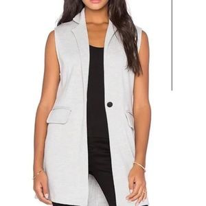525 America Merino Wool Knit Blazer Vest